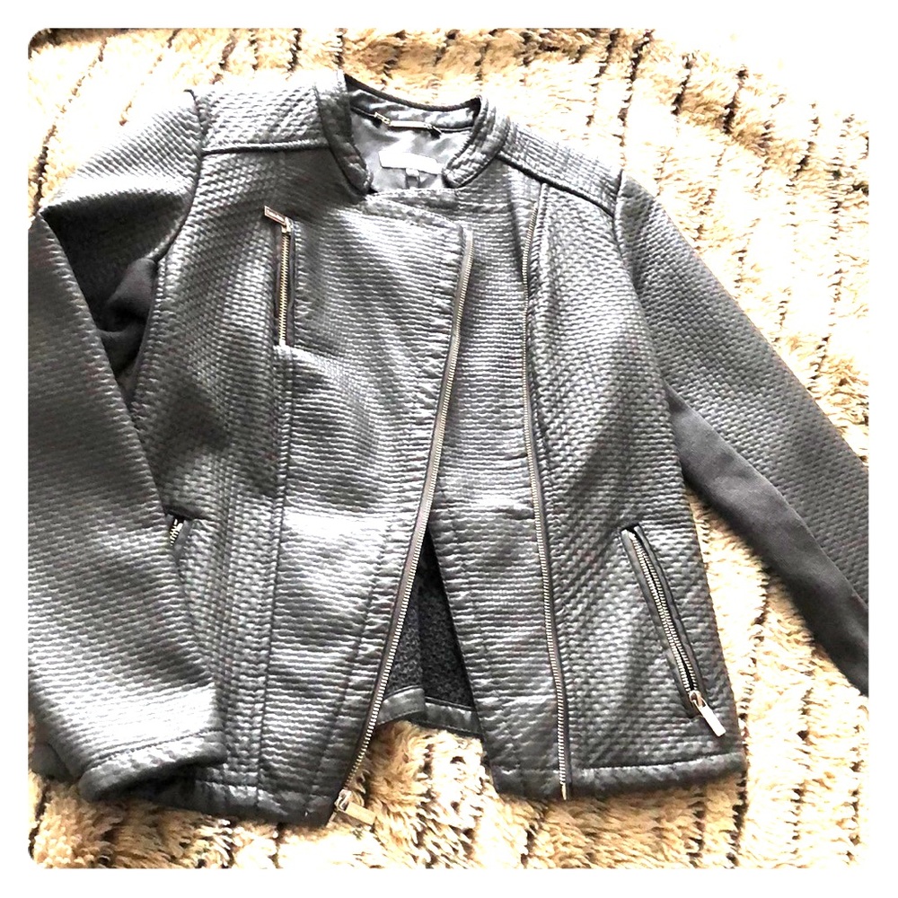 COPY - NWT Calvin Klein moto jacket dark gray